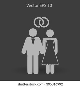 Marriage vector icon