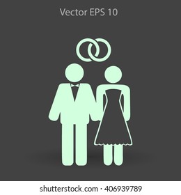 Marriage vector icon