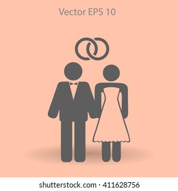Marriage vector icon