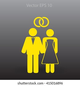 Marriage vector icon