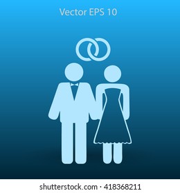 Marriage vector icon