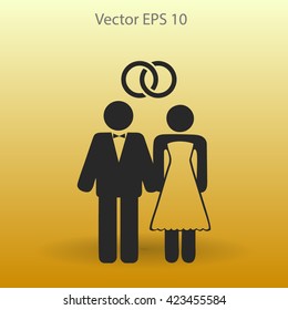 Marriage vector icon