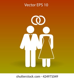 Marriage vector icon