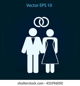 Marriage vector icon