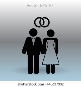 Marriage vector icon