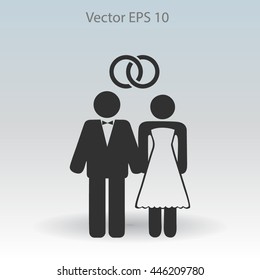 Marriage vector icon