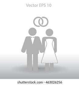 Marriage vector icon