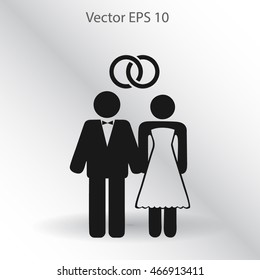 Marriage vector icon