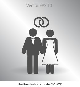 Marriage vector icon