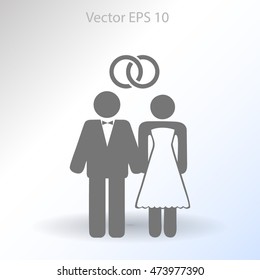 Marriage vector icon