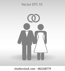 Marriage vector icon