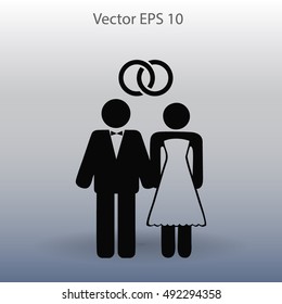 Marriage vector icon