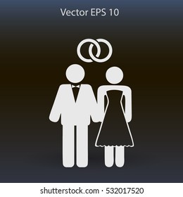 Marriage vector icon
