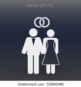 Marriage vector icon