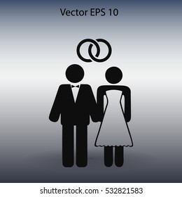 Marriage vector icon