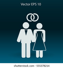 Marriage vector icon