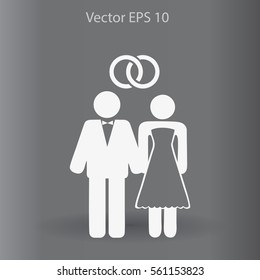 Marriage vector icon