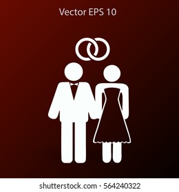 Marriage vector icon
