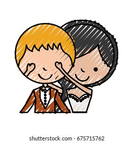 Married couple avatar characters