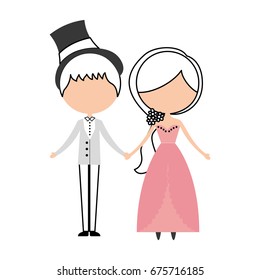 Married couple avatar characters