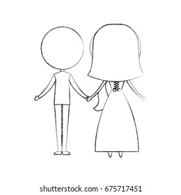 Married couple avatar characters