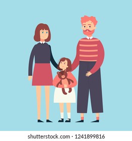 Married couple with child