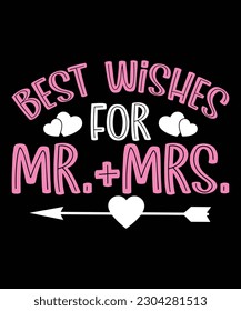 Married couple t-shirt, Wedding card design, 