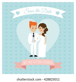 Married design. Wedding icon. Colorful illustration , vector