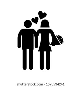 married icon isolated sign symbol vector illustration - high quality black style vector icons
