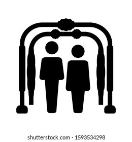married icon isolated sign symbol vector illustration - high quality black style vector icons
