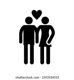 married icon isolated sign symbol vector illustration - high quality black style vector icons
