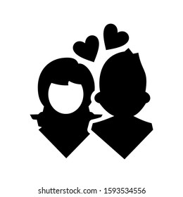 married icon isolated sign symbol vector illustration - high quality black style vector icons

