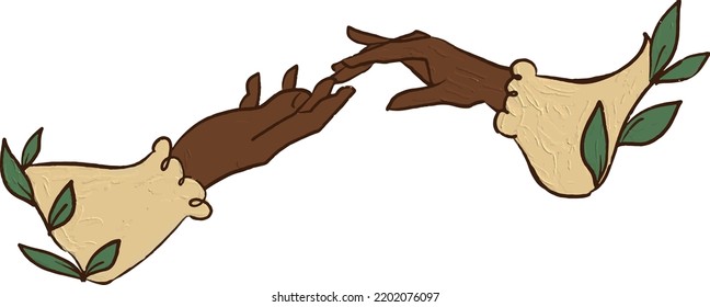 Married Lesbian Black Couple Holding Hands