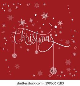 Weihnachtsmärchen-Typografie-Design