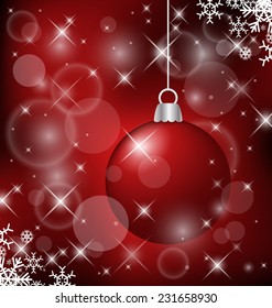 Marry Christmas Background Vector Decoration