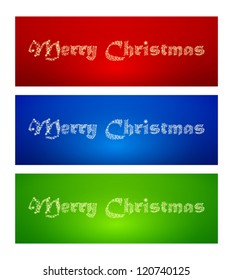 Marry Christmas banners