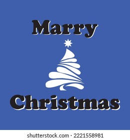 Marry Christmas Day T-shirt design. Happy New Year