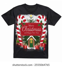 Marry Christmas day t-shirt Design