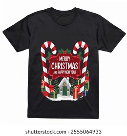 Marry Christmas day t-shirt Design