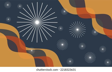 Marry christmas and happy new year background. Good for birthday, independence day and festival background.