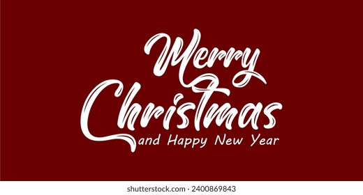 Marry Christmas and Happy New Year design background
