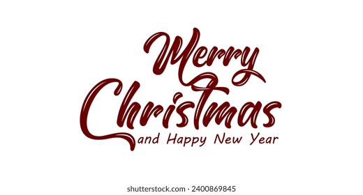 Marry Christmas and Happy New Year design background
