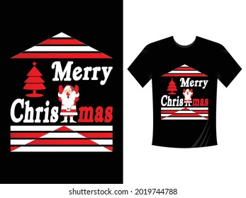 Marry Christmas t shirt design template. Vector graphic typographic design for poster, label, badge, logo, bags, stickers, curtains, posters, bed covers, pillows eps