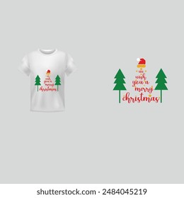 Marry Christmas T Shirt Design