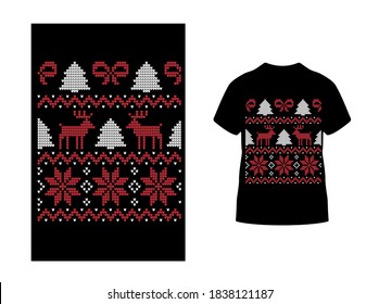 Marry Christmas t shirt designs template. Vector graphic typographic design for poster, label, badge, logo,bags, stickers, curtains, posters, bed covers, pillows eps