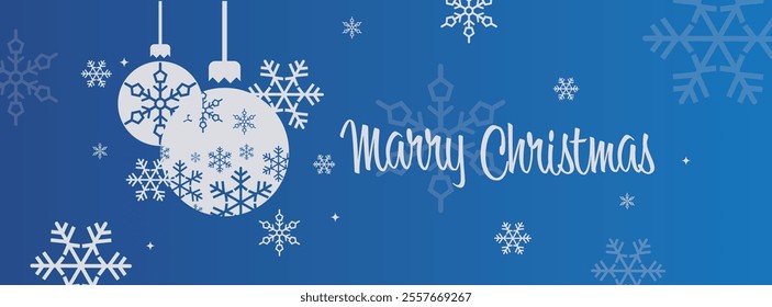 Marry christmas text information card