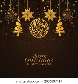 Marry Christmas in vector illustration