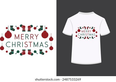 marry Christmas vector t shirt design.