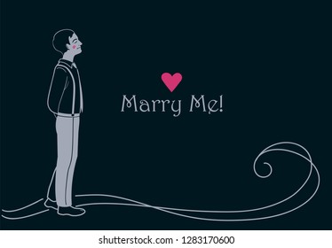 Marry me, Romantic Guy, Romantic man