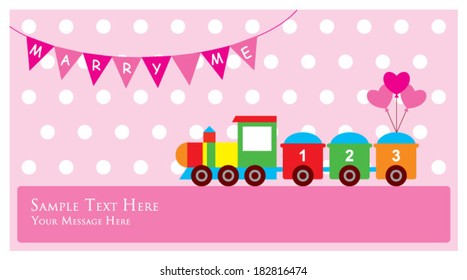 marry me train card